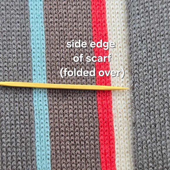 Paul Smith 100% Wool Striped Scarf TINY FLAW - Picture 6 of 12